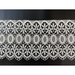 Vtg European Macrame Lace Ecru  French Country  13" Wide Sold by Foot